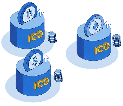 Initial Coin Offering (ICO) Banner